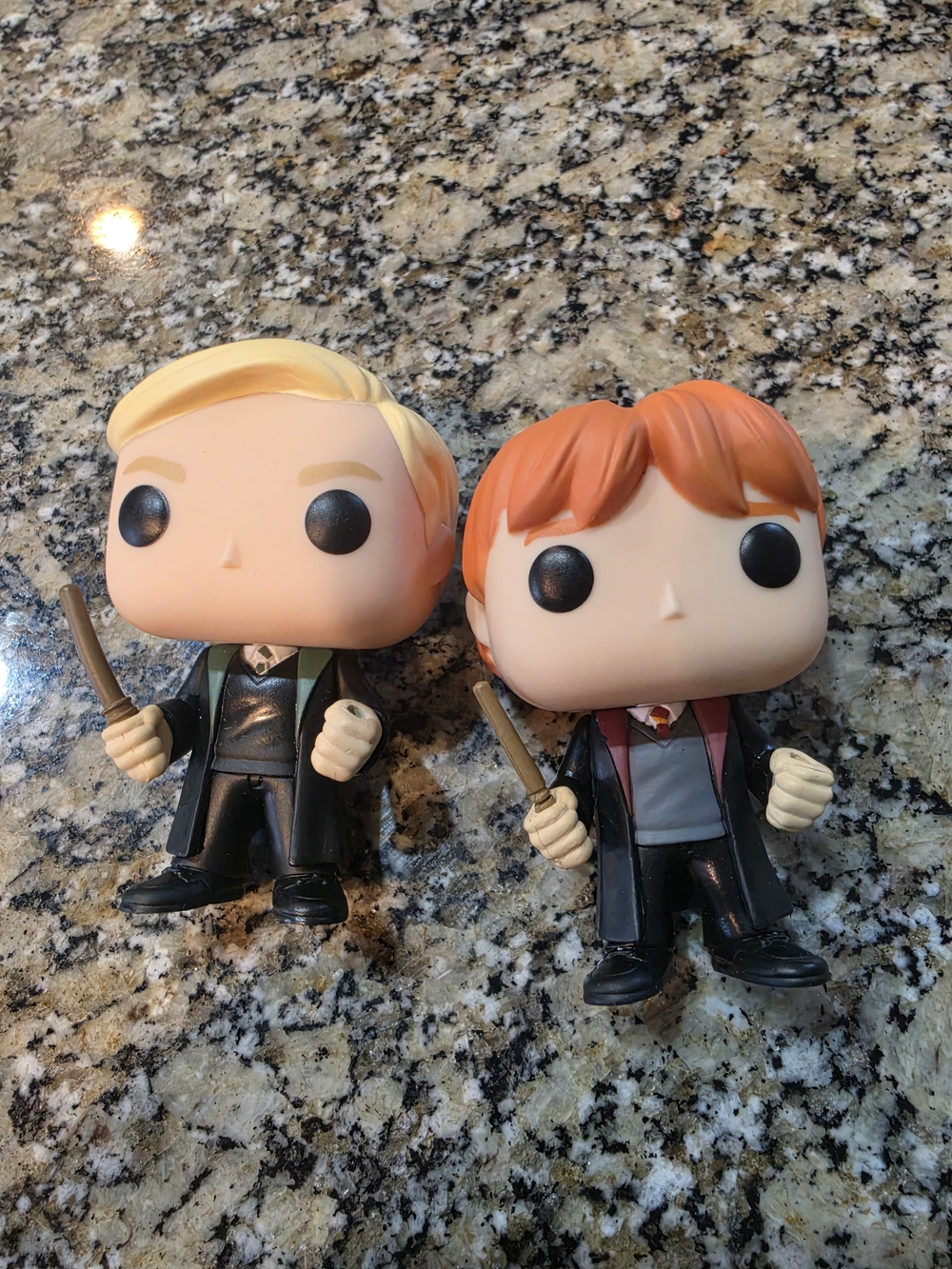 Funko Pop Blonde and Red-Headed Wizards Duo - Black Robes